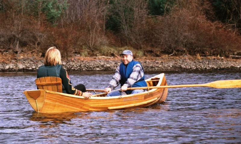  Skylark rowing Canoe. 'Couple on Barton Cove'